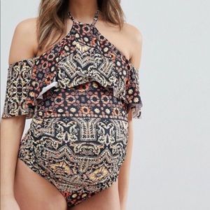 ASOS Maternity Tribal One-Piece Swimsuit